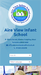 Mobile Screenshot of aireviewinfant.org.uk