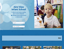 Tablet Screenshot of aireviewinfant.org.uk